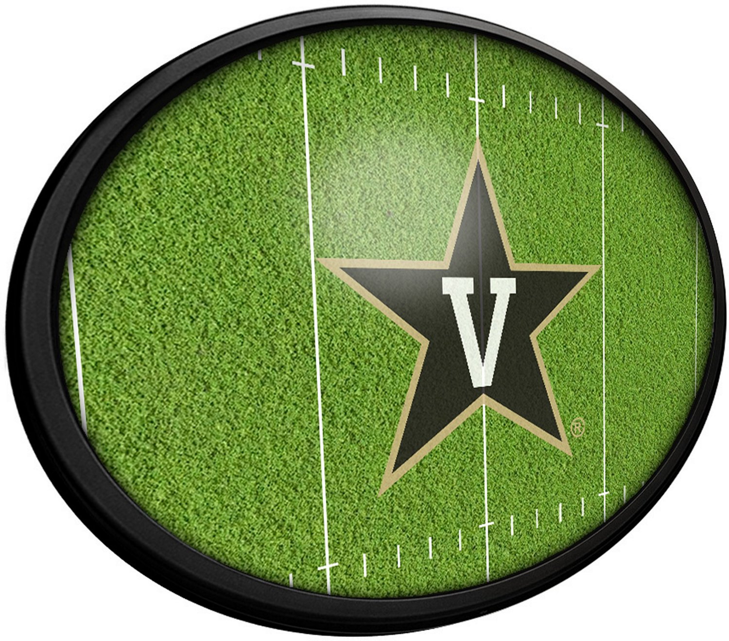 The Fan-Brand Vanderbilt University On the 50 Oval Slimline Lighted Wall Sign - view number 2