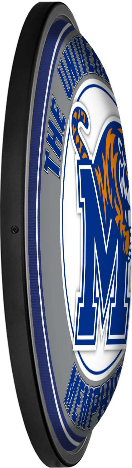 The Fan-Brand University of Memphis Round Slimline Lighted Wall Sign - view number 3