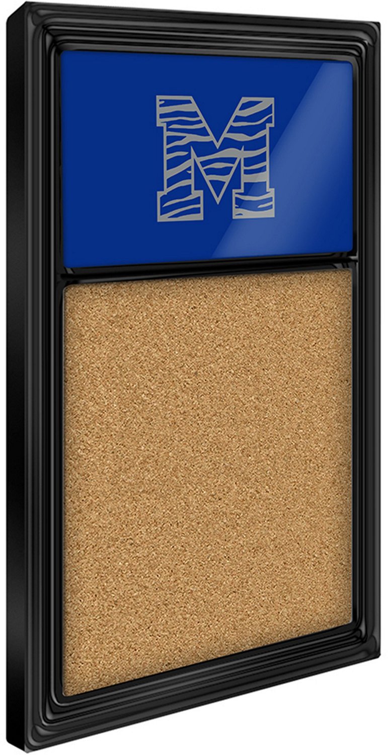 The Fan-Brand University of Memphis Striped M Cork Note Board - view number 2