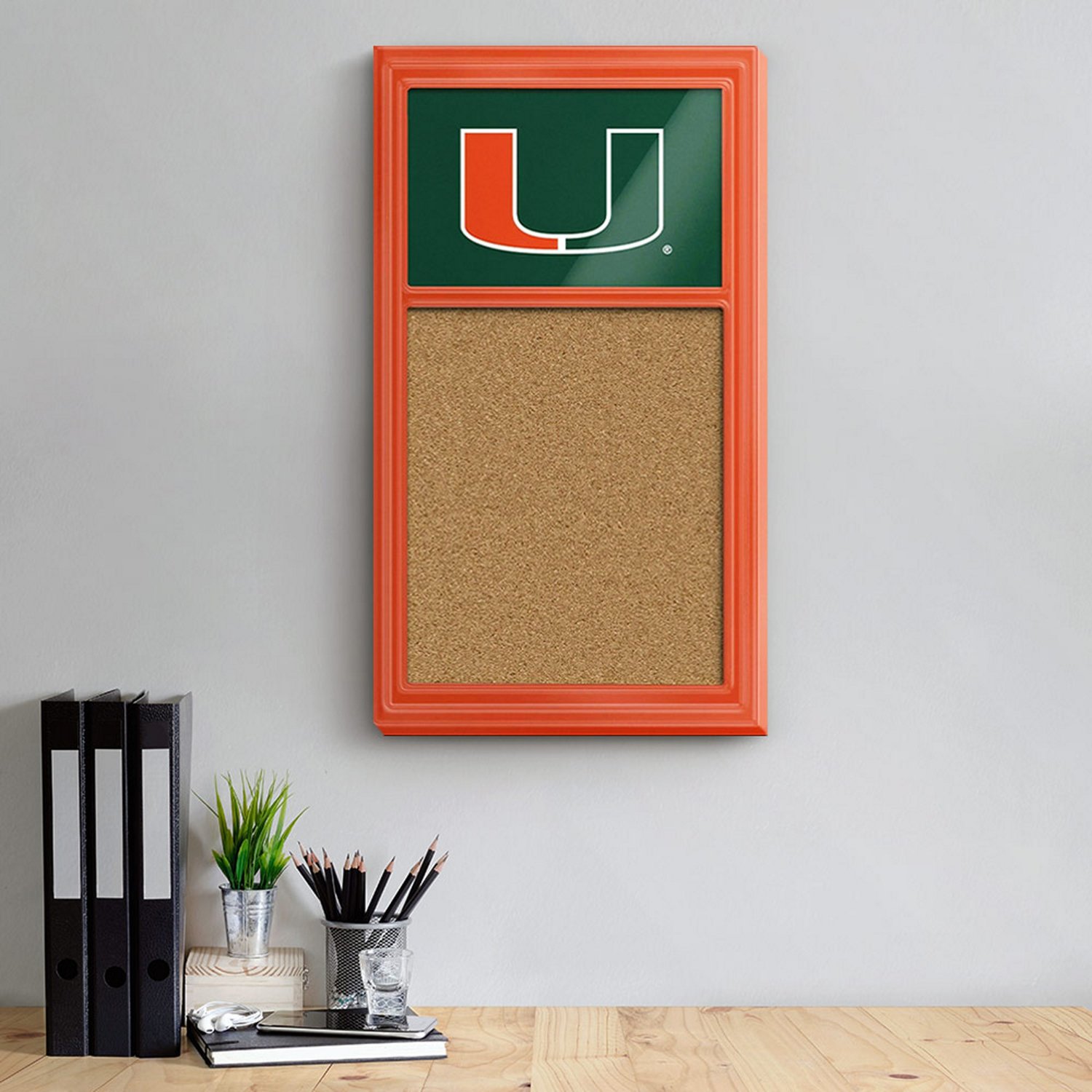 The Fan-Brand University of Miami Cork Note Board - view number 3
