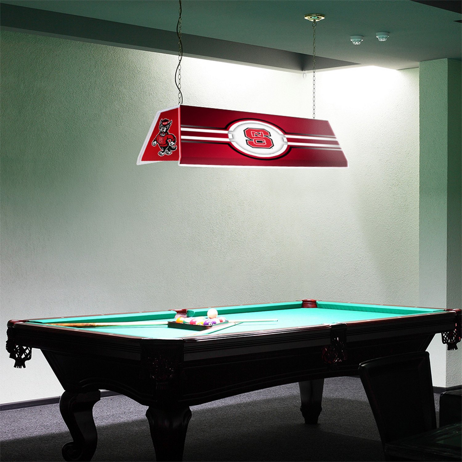 The Fan-Brand North Carolina State University Edge Glow Pool Table Light - view number 4