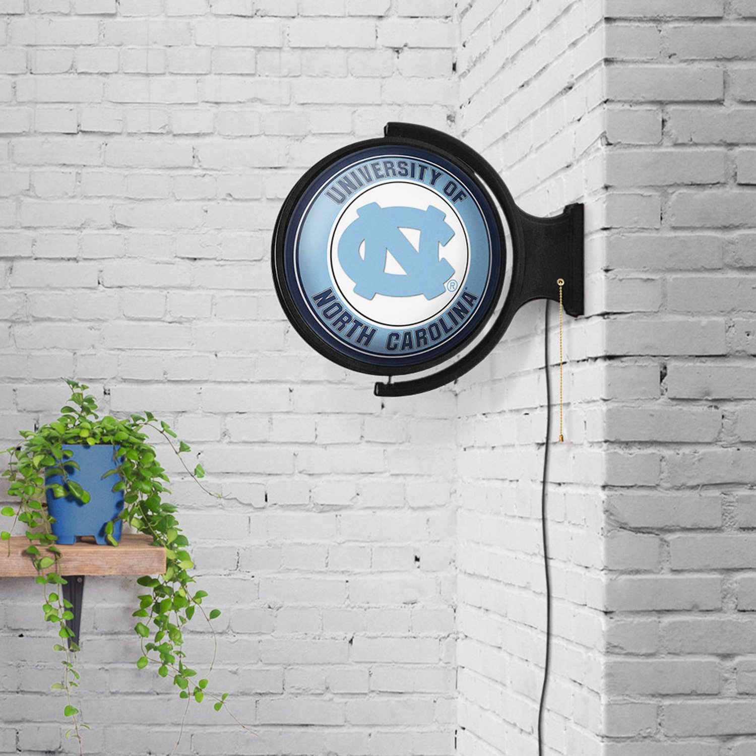 The Fan-Brand University of North Carolina Round Rotating Lighted Sign  - view number 4
