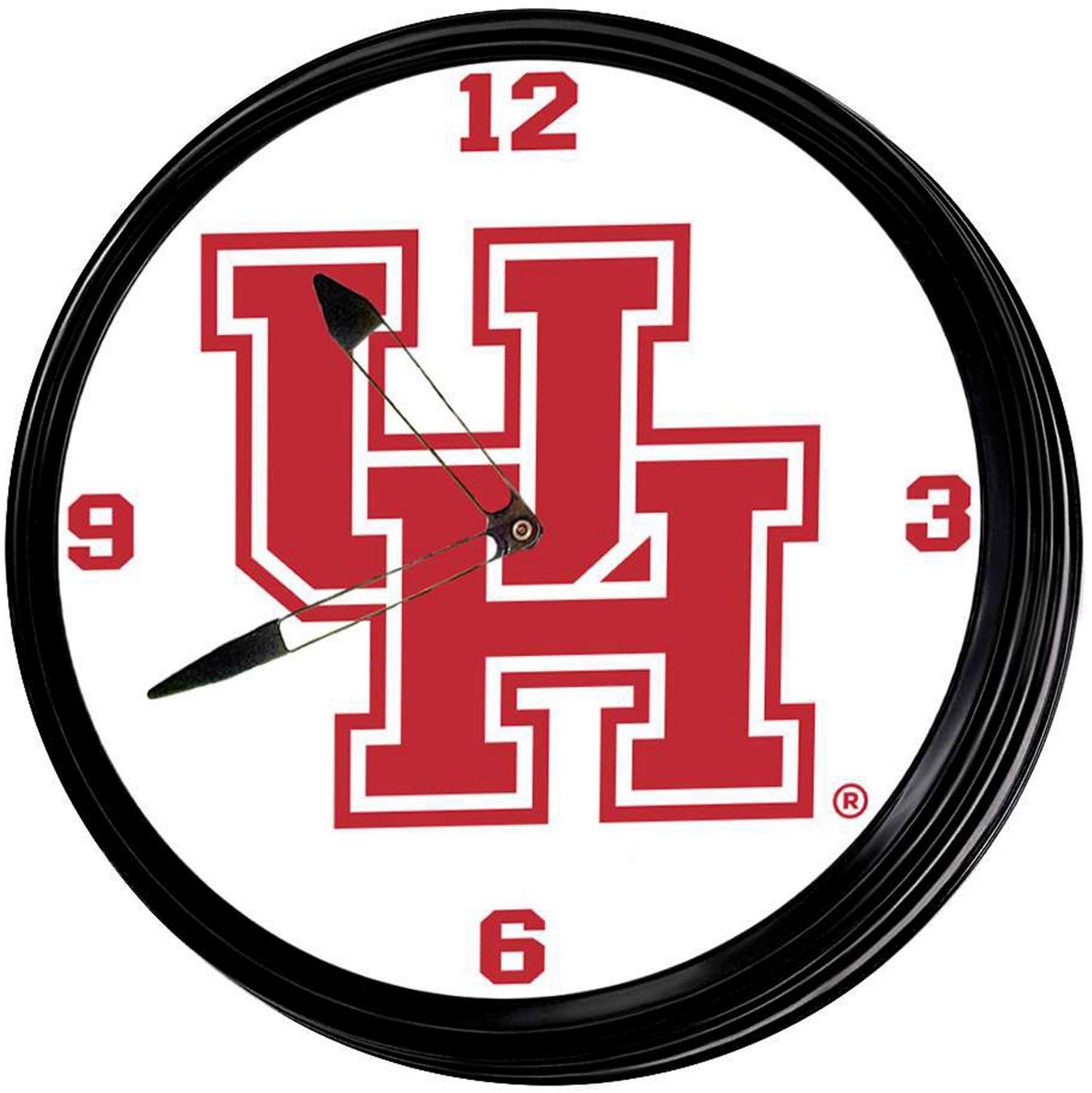The Fan-Brand University of Houston Retro Lighted Wall Clock