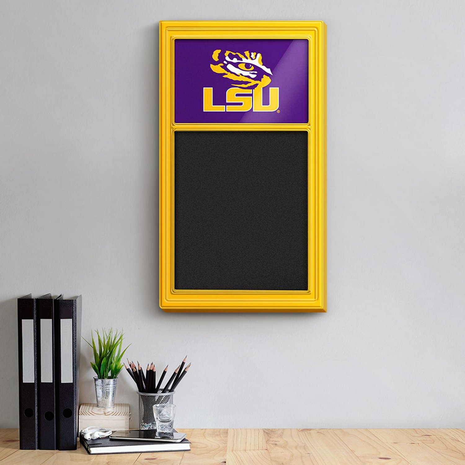 The Fan-Brand Louisiana State University Chalk Note Board                                                                        - view number 3