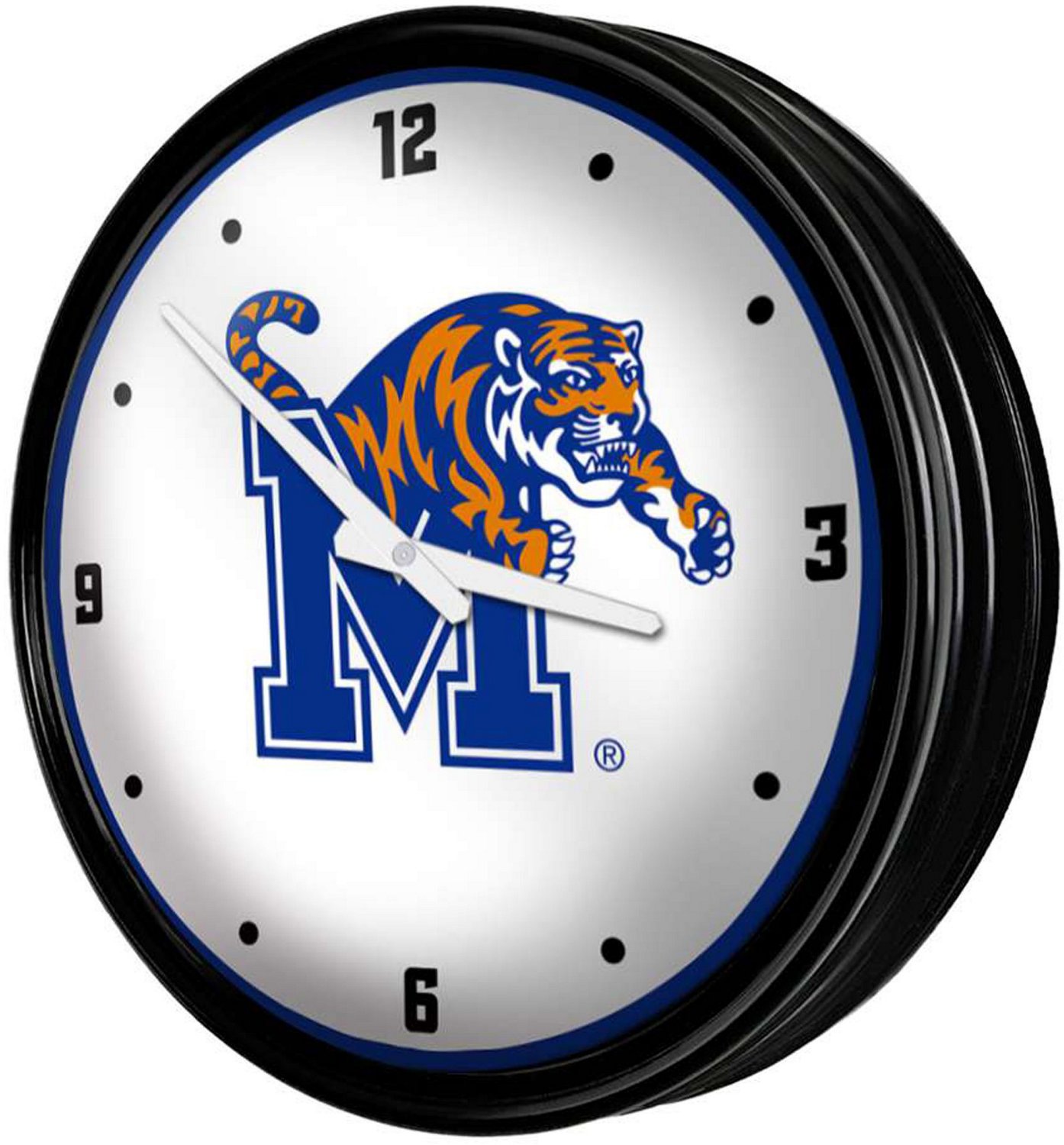 The Fan-Brand University of Memphis Retro Lighted Wall Clock - view number 2