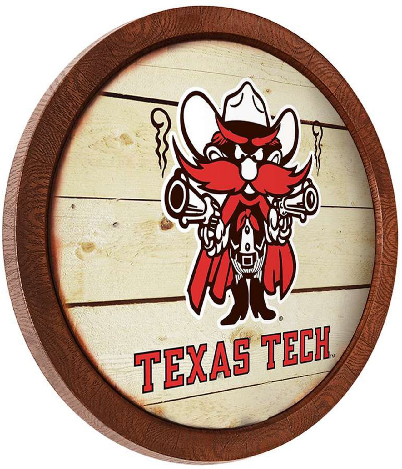 The Fan-Brand Texas Tech University Raider Faux Barrel Top Sign  - view number 2