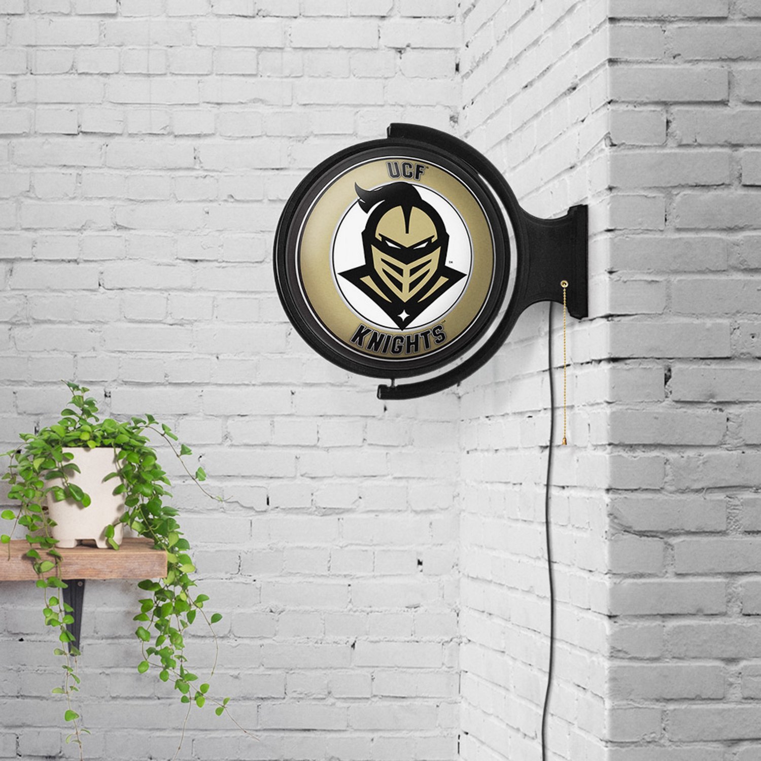 The Fan-Brand University of Central Florida Original Round Rotating Lighted Sign                                                 - view number 4