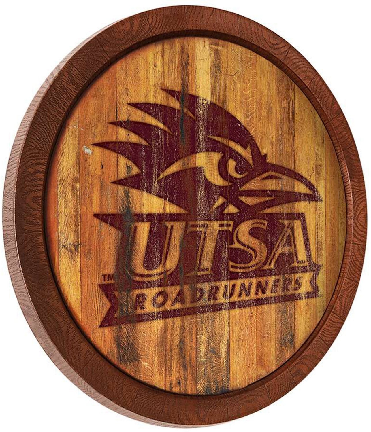 The Fan-Brand University of Texas at San Antonio Branded Faux Barrel Top Sign                                                    - view number 2