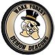 The Fan-Brand Wake Forest University Mascot Round Slimline Lighted Wall Sign                                                     - view number 1 selected