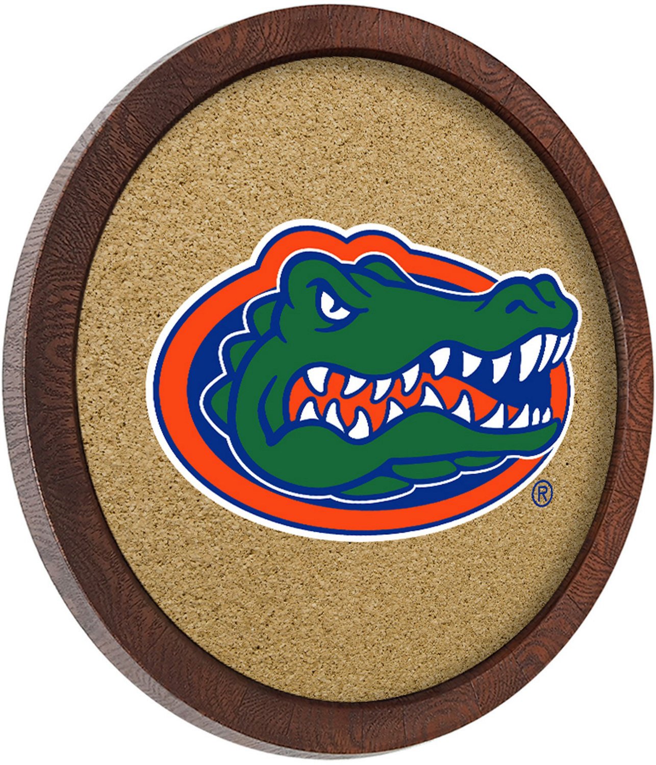 The Fan-Brand University of Florida “Faux” Barrel Framed Cork Board - view number 2