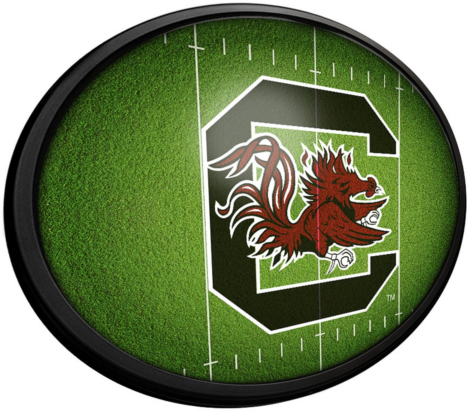 The Fan-Brand University of South Carolina On the 50 Oval Slimline Lighted Wall Sign - view number 2