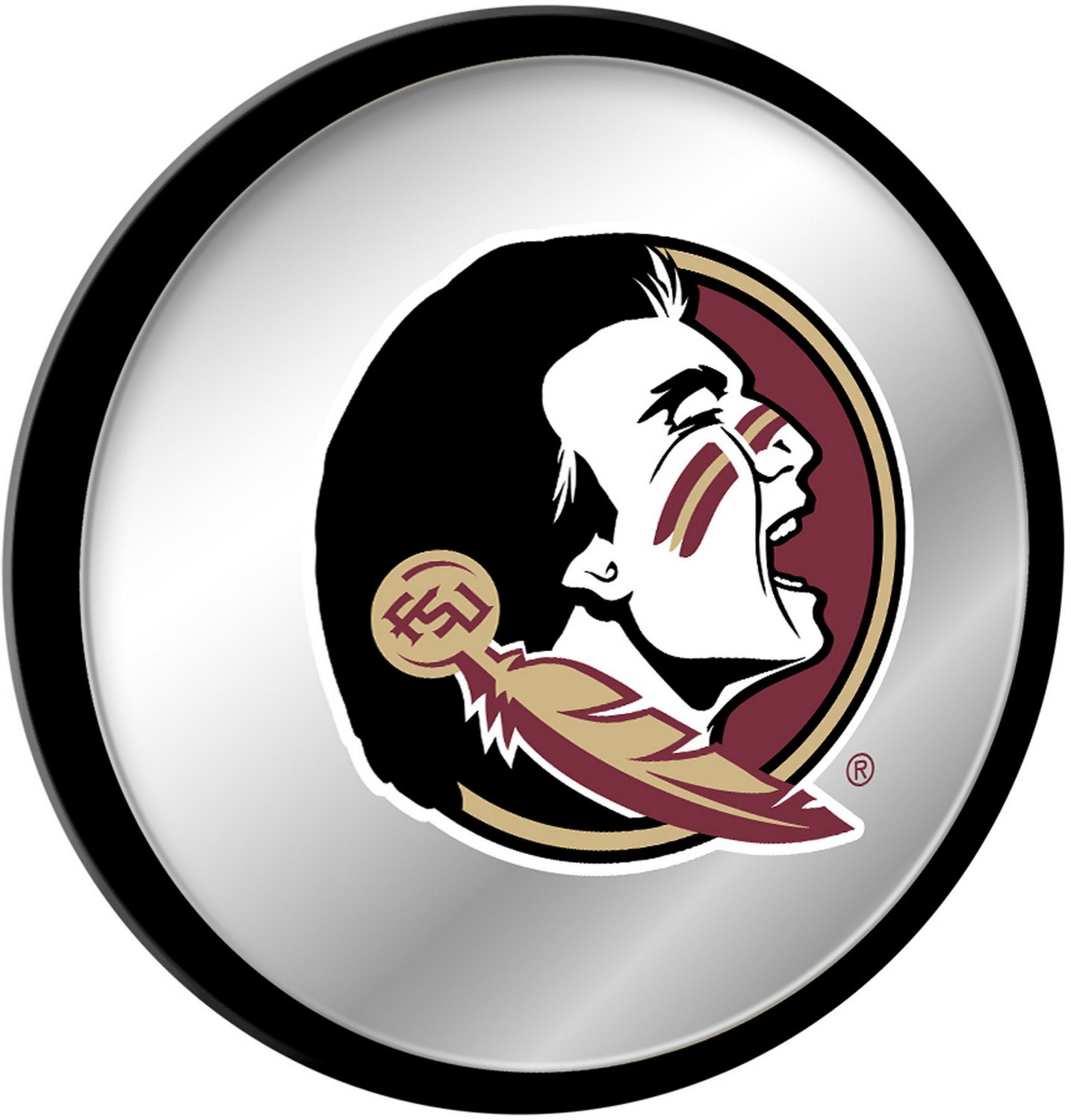 The Fan-Brand Florida State University Modern Mirrored Disc Sign - view number 2