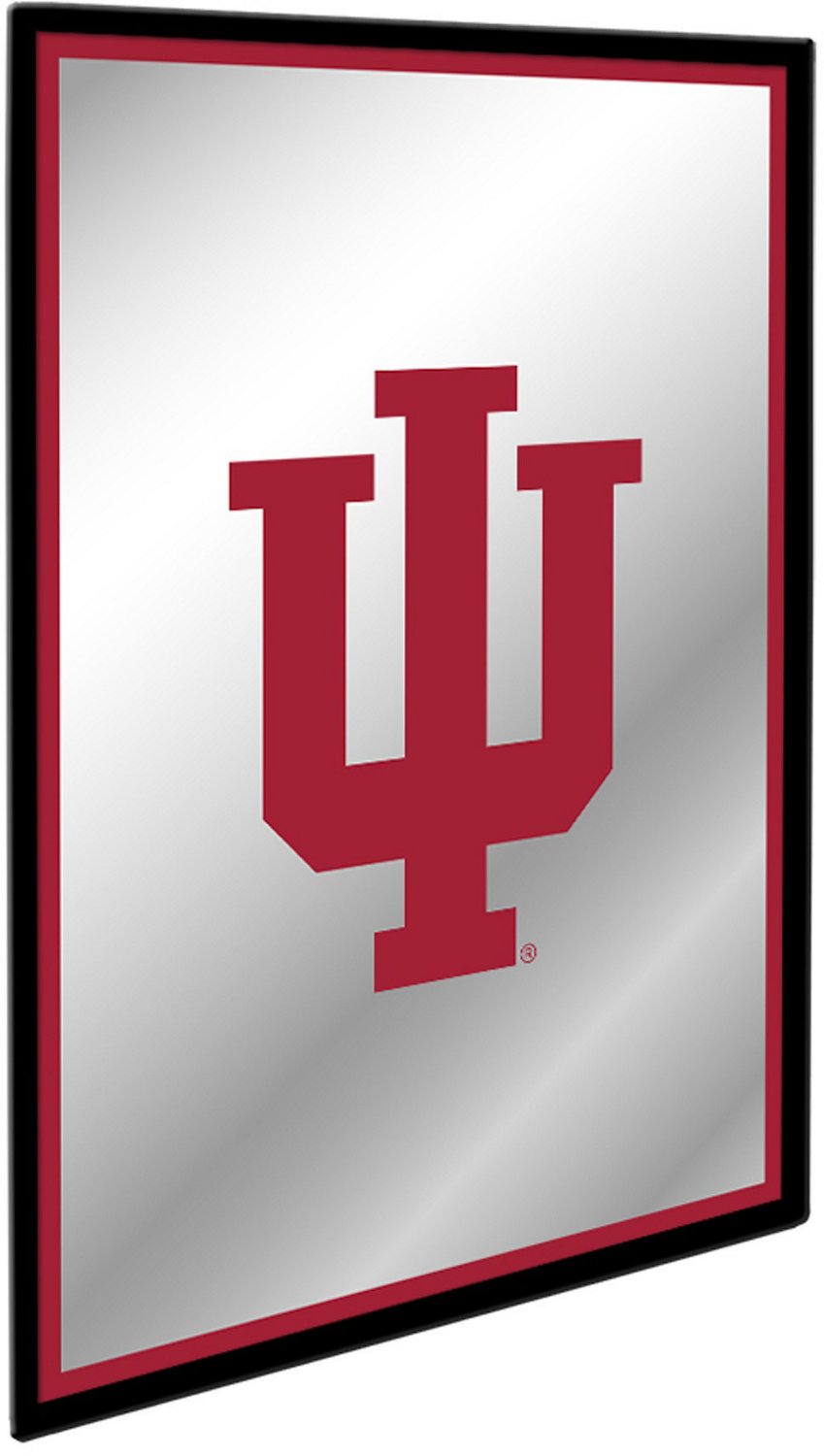 The Fan-Brand Indiana University Framed Mirrored Wall Sign - view number 2