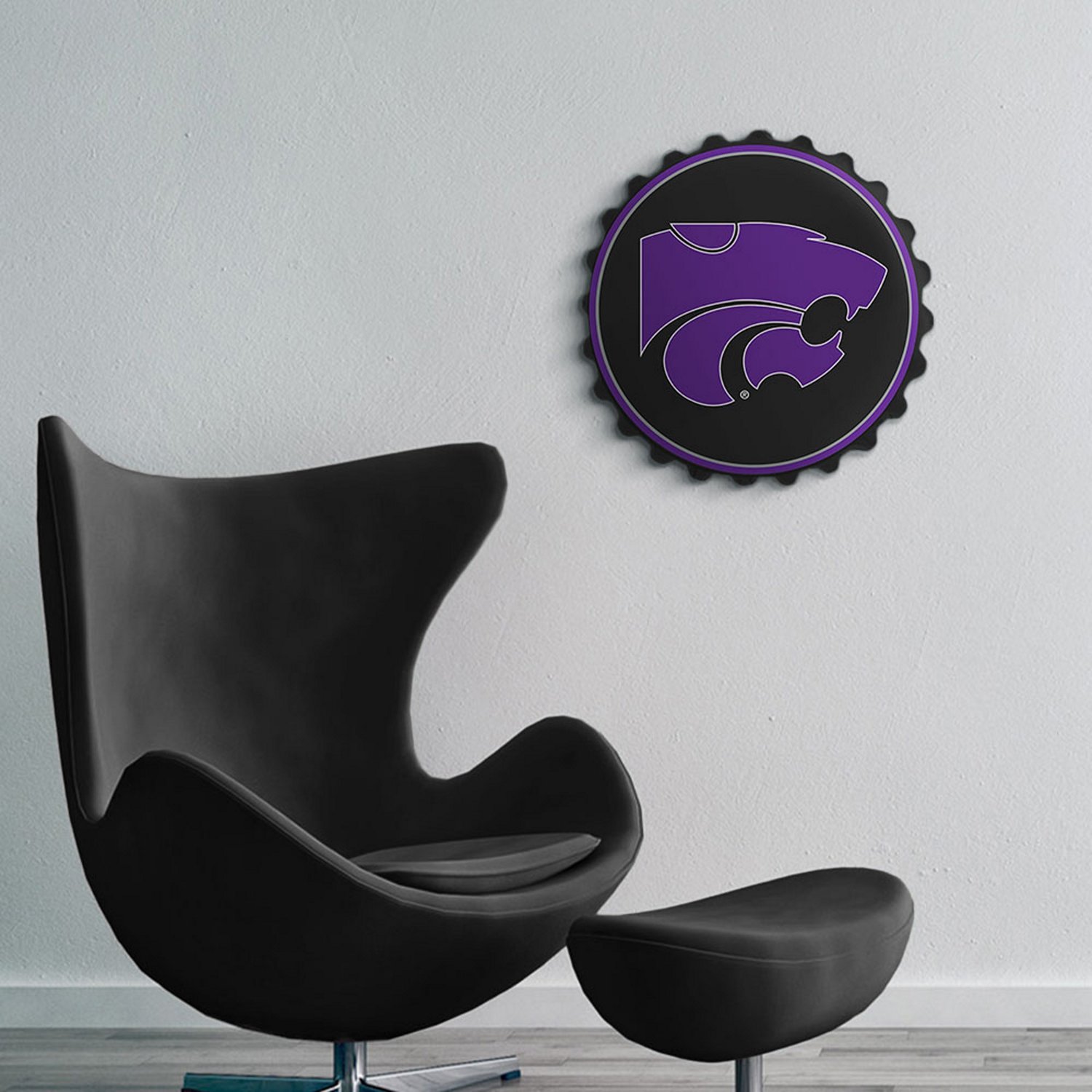 The Fan-Brand Kansas State University Bottle Cap Sign - view number 3