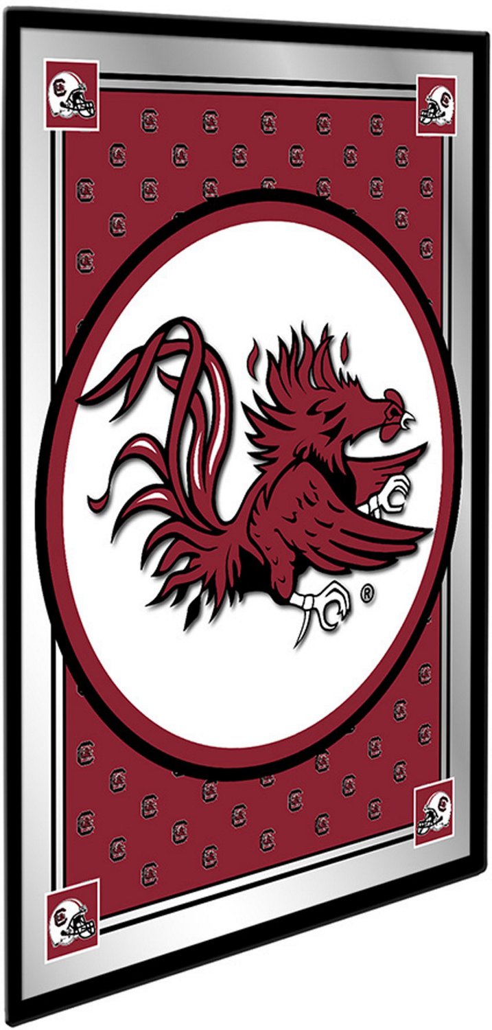 The Fan-Brand University of South Carolina: Team Spirit Mascot Framed Mirrored Wall Sign - view number 2