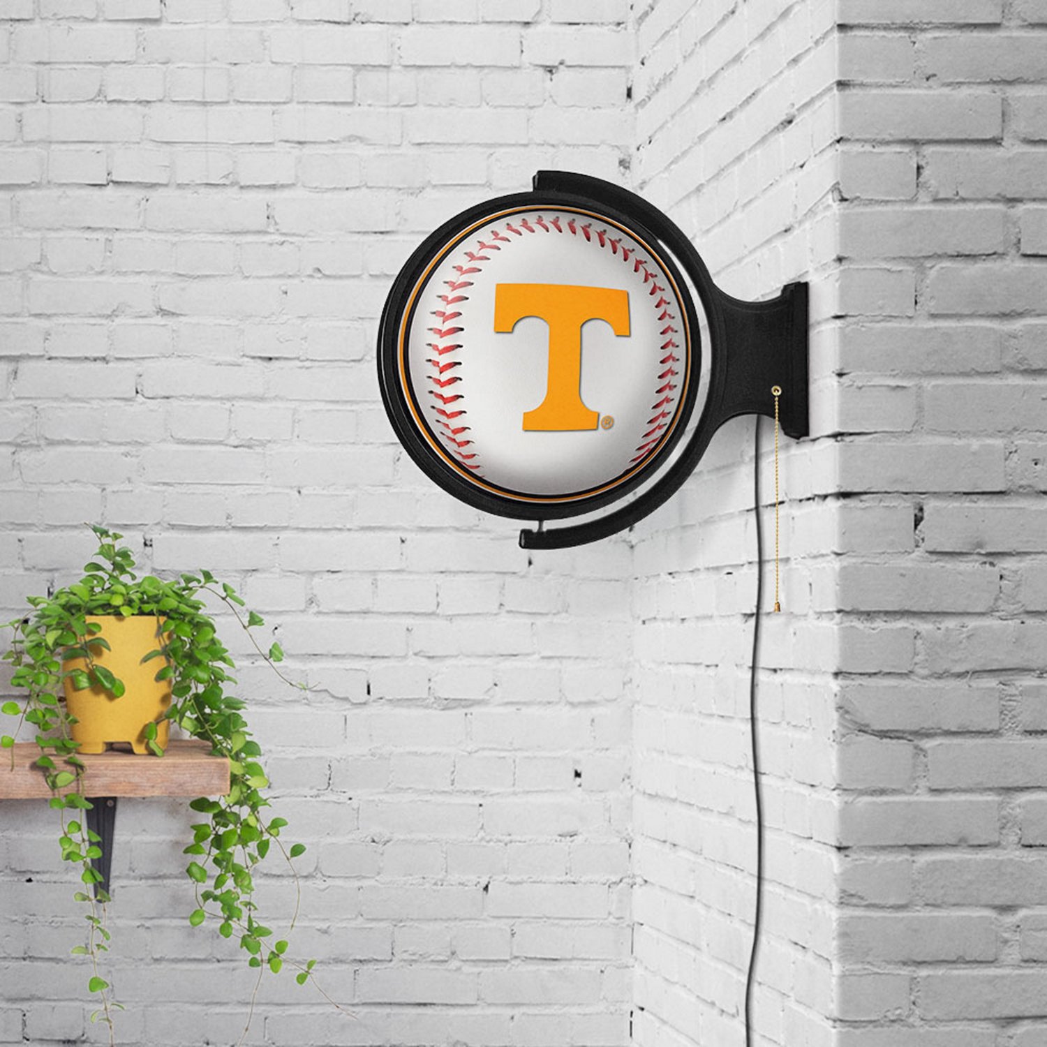 The Fan-Brand University of Tennessee Baseball Round Rotating Lighted Sign  - view number 4