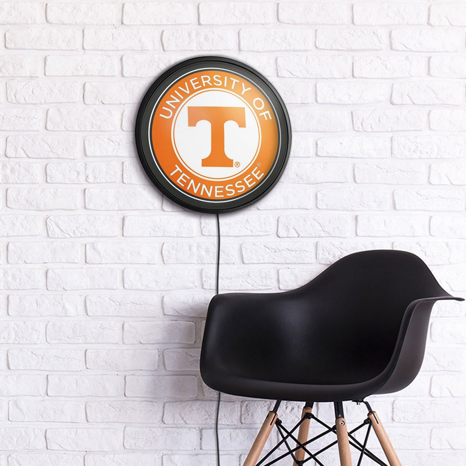The Fan-Brand University of Tennessee Round Slimline Lighted Wall Sign                                                           - view number 4