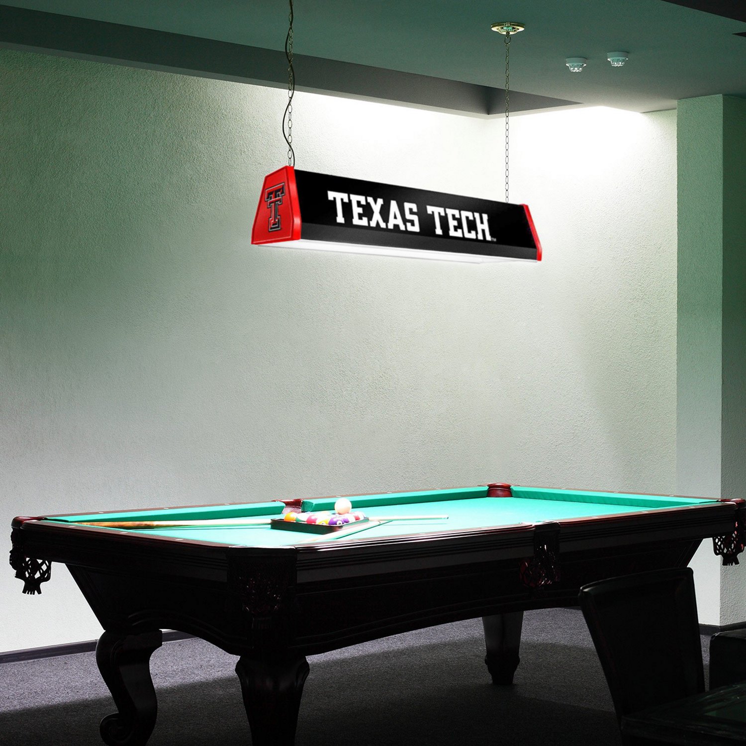 The Fan-Brand Texas Tech University Standard Pool Table Light                                                                    - view number 4