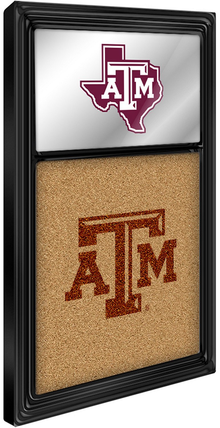 The Fan-Brand Texas A&M University Texas Dual Logo Mirrored Cork Note Board - view number 2