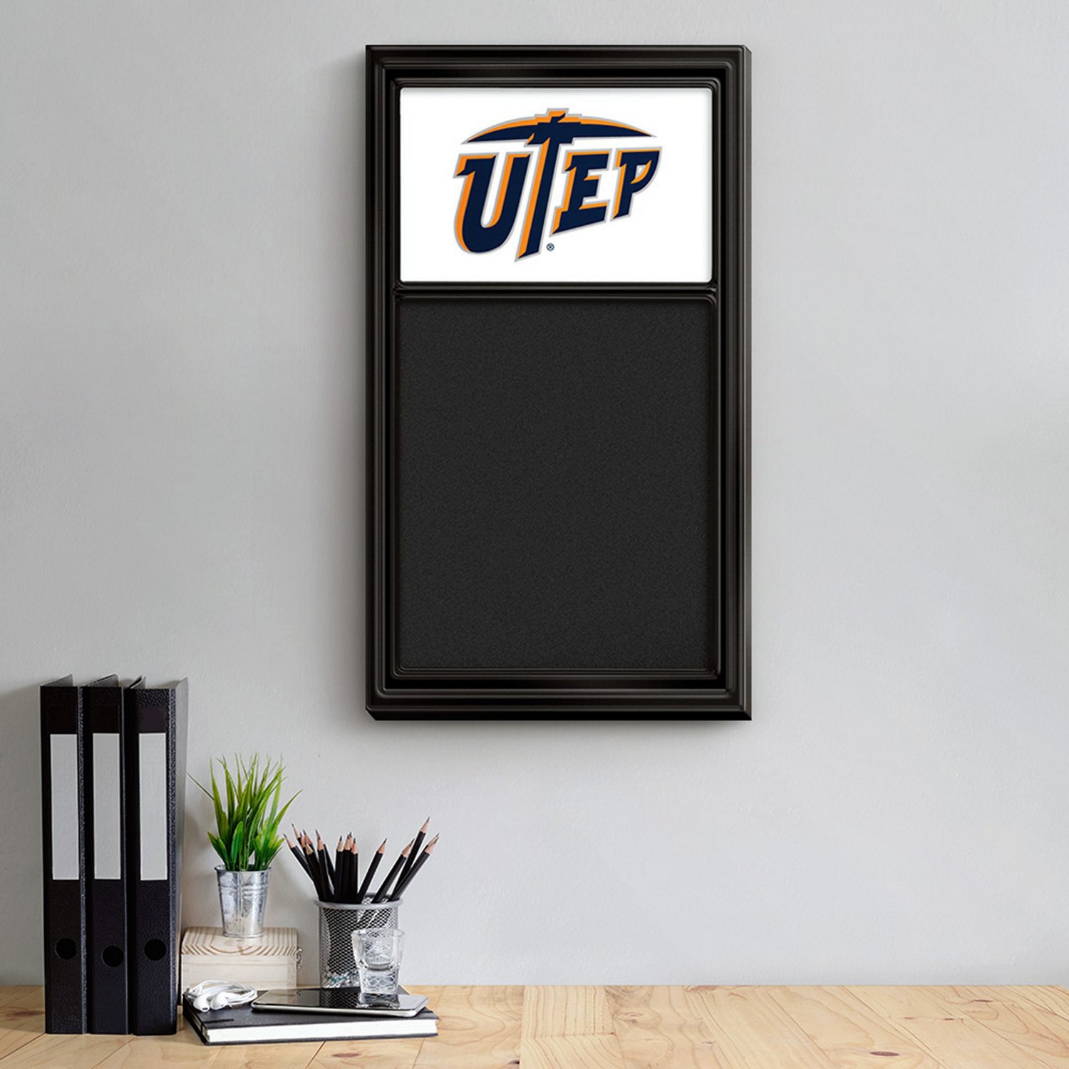 The Fan-Brand University of Texas at El Paso Chalk Note Board - view number 3