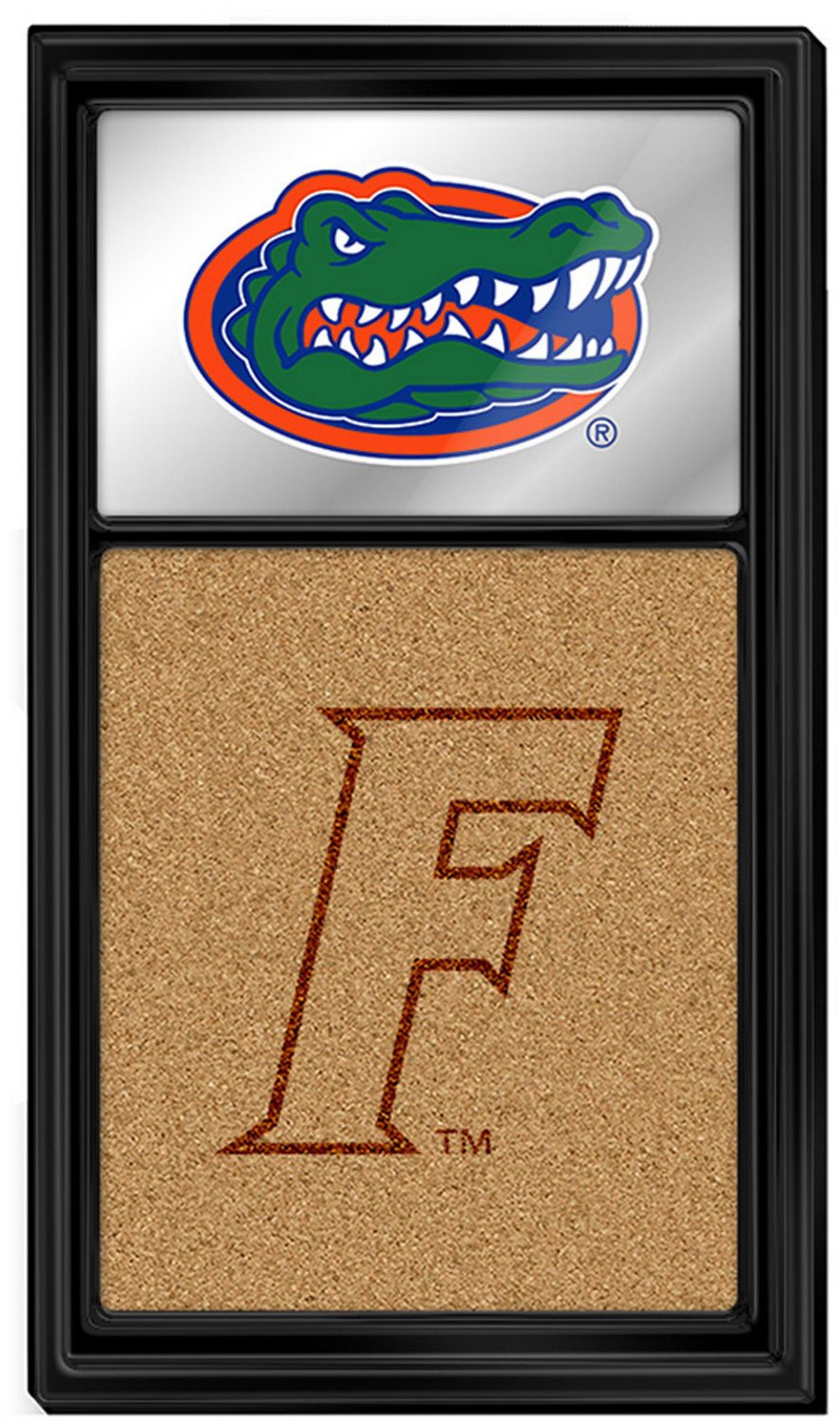 The Fan-Brand University of Florida Dual Logo Mirrored Cork Note Board