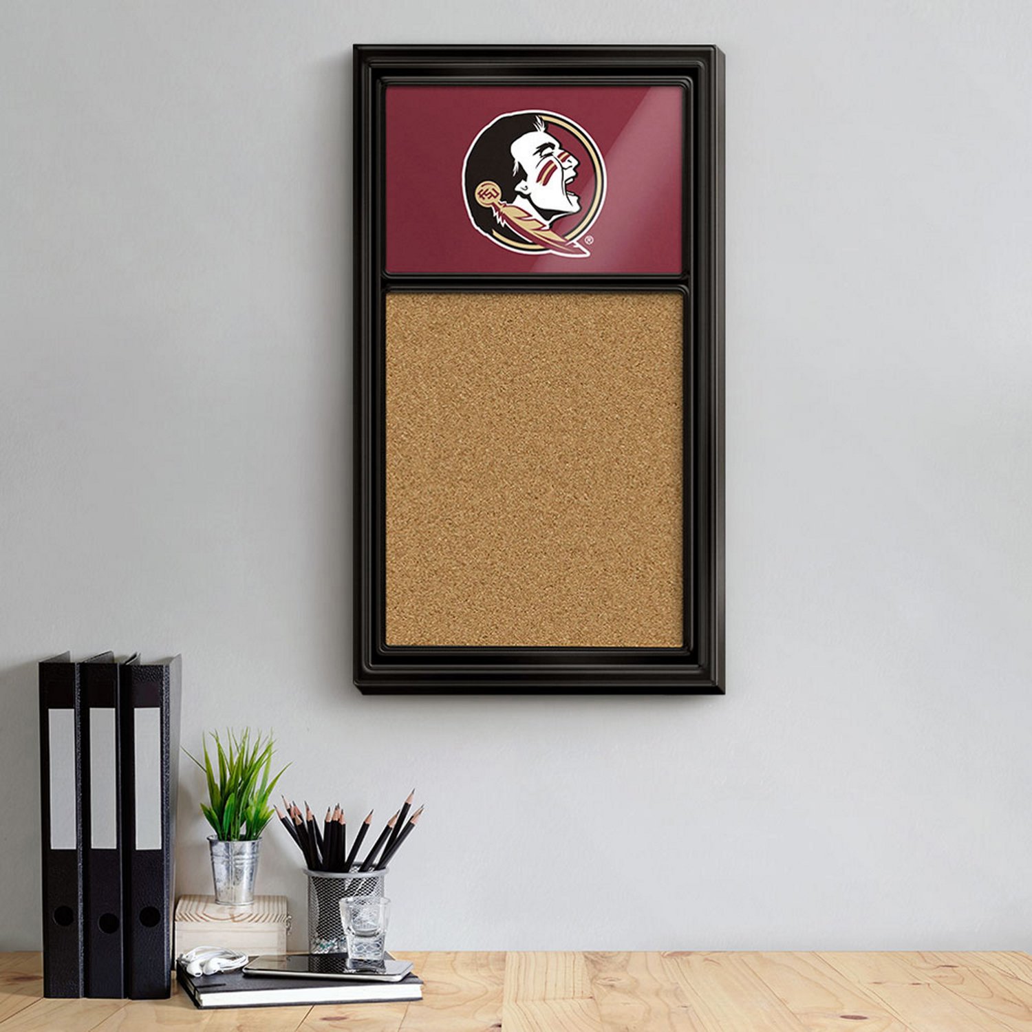 The Fan-Brand Florida State University Cork Note Board - view number 3