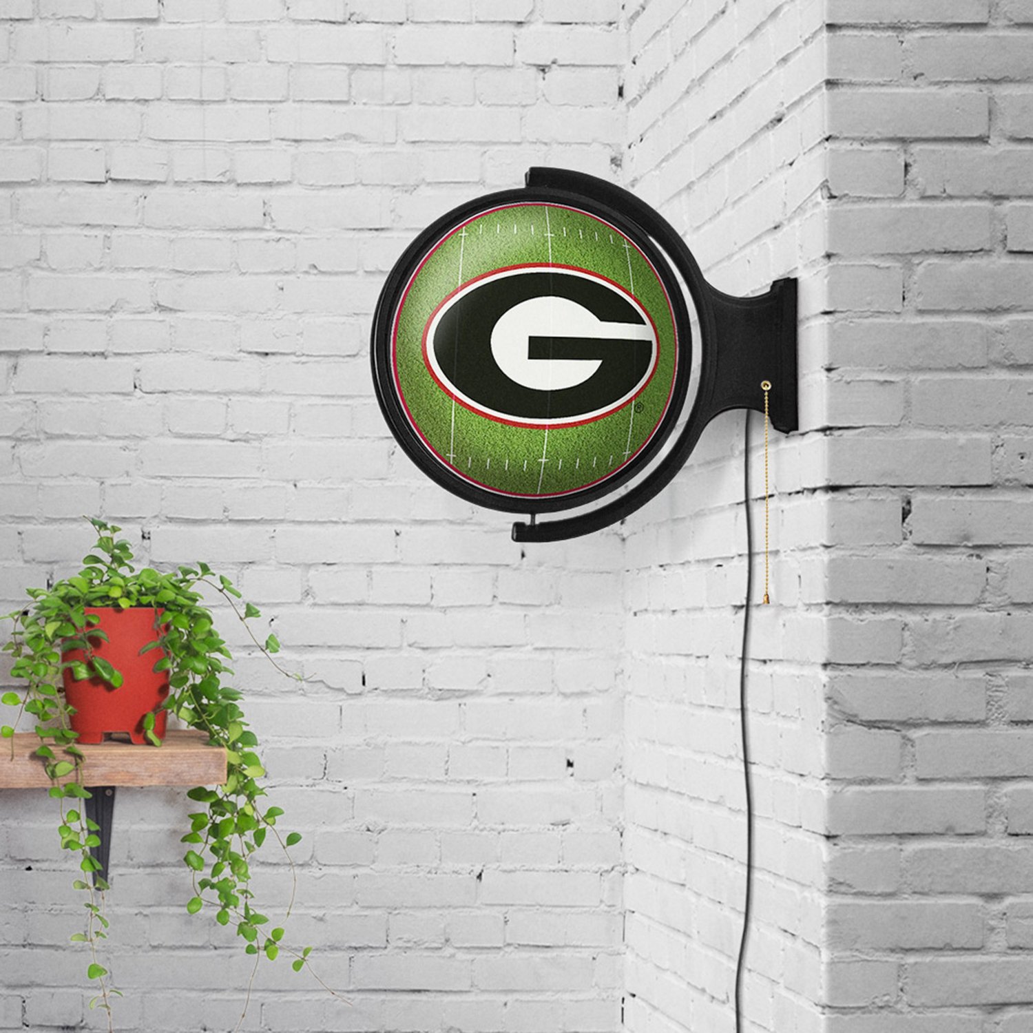 The Fan-Brand University of Georgia On the 50 Rotating Lighted Sign                                                              - view number 3