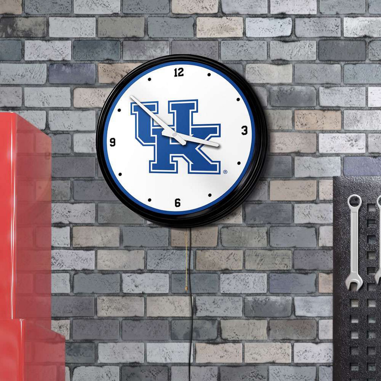 The Fan-Brand University of Kentucky Retro Lighted Wall Clock - view number 3