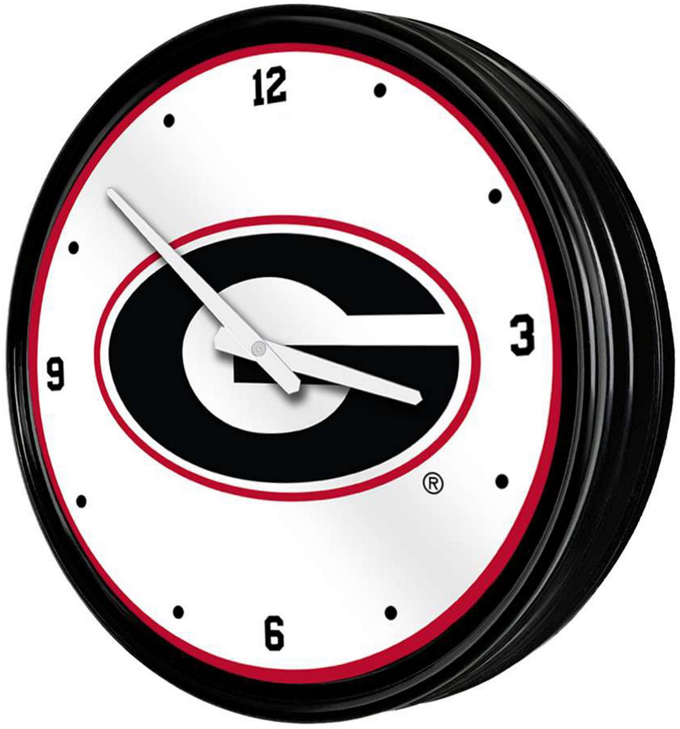 The Fan-Brand University of Georgia Retro Lighted Wall Clock - view number 2