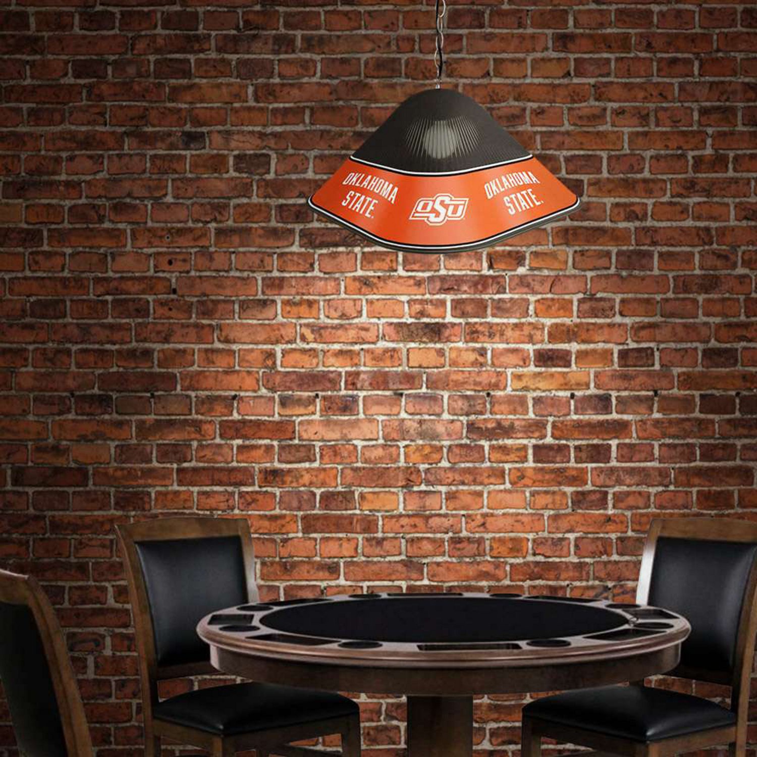 The Fan-Brand Oklahoma State University Game Table Light  - view number 3