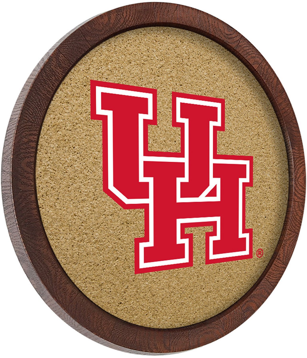 The Fan-Brand University of Houston “Faux” Barrel Framed Cork Board - view number 2