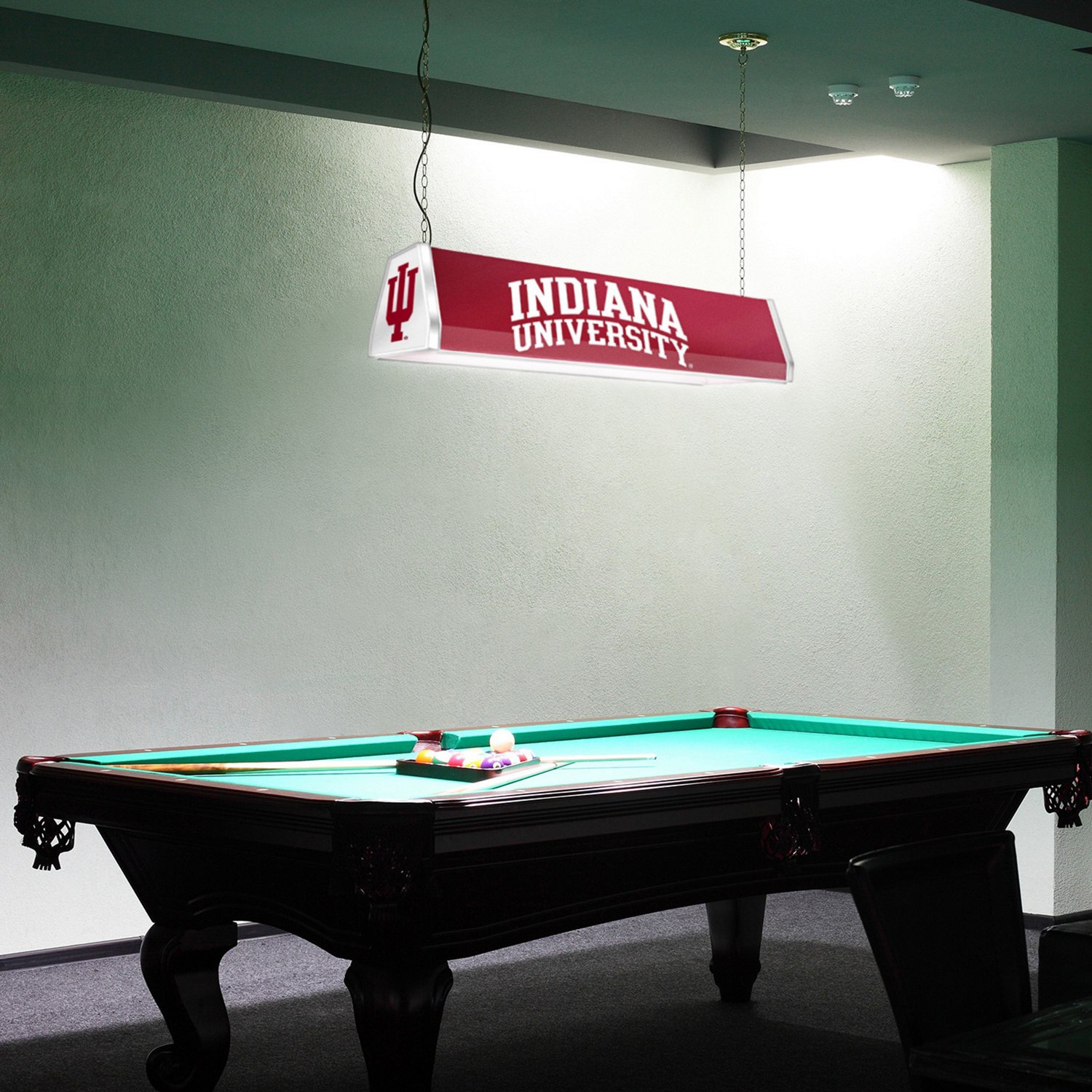 The Fan-Brand Indiana University Standard Pool Table Light - view number 4