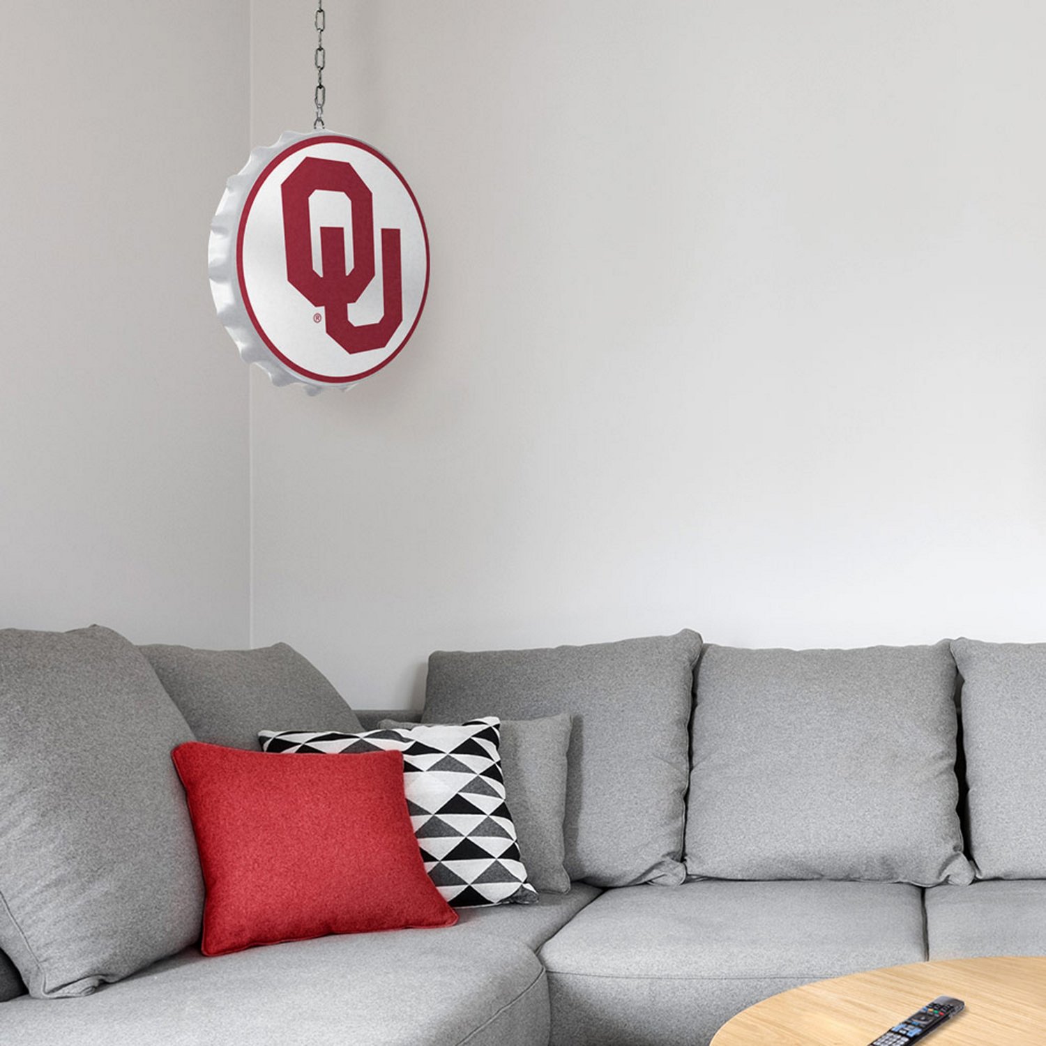 The Fan-Brand University of Oklahoma Bottle Cap Dangler                                                                          - view number 4