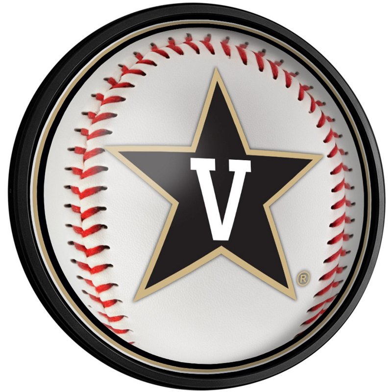 The FanBrand Vanderbilt University Baseball Slimline Lighted Wall Sign