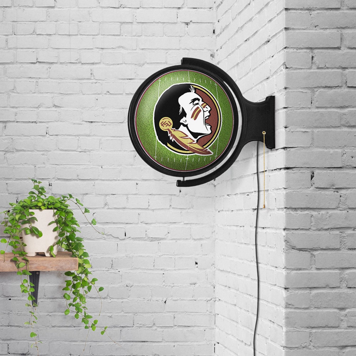 The Fan-Brand Florida State University On the 50 Rotating Lighted Sign  - view number 3