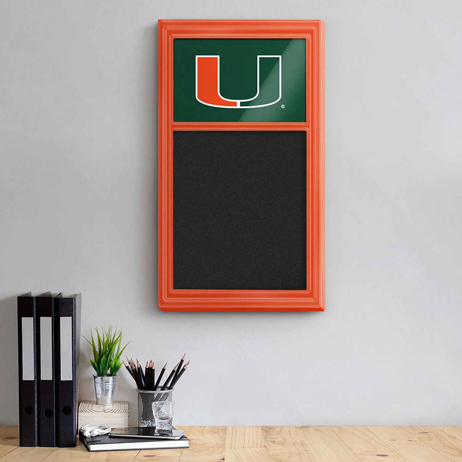 The Fan-Brand University of Miami Orange Chalk Note Board - view number 3