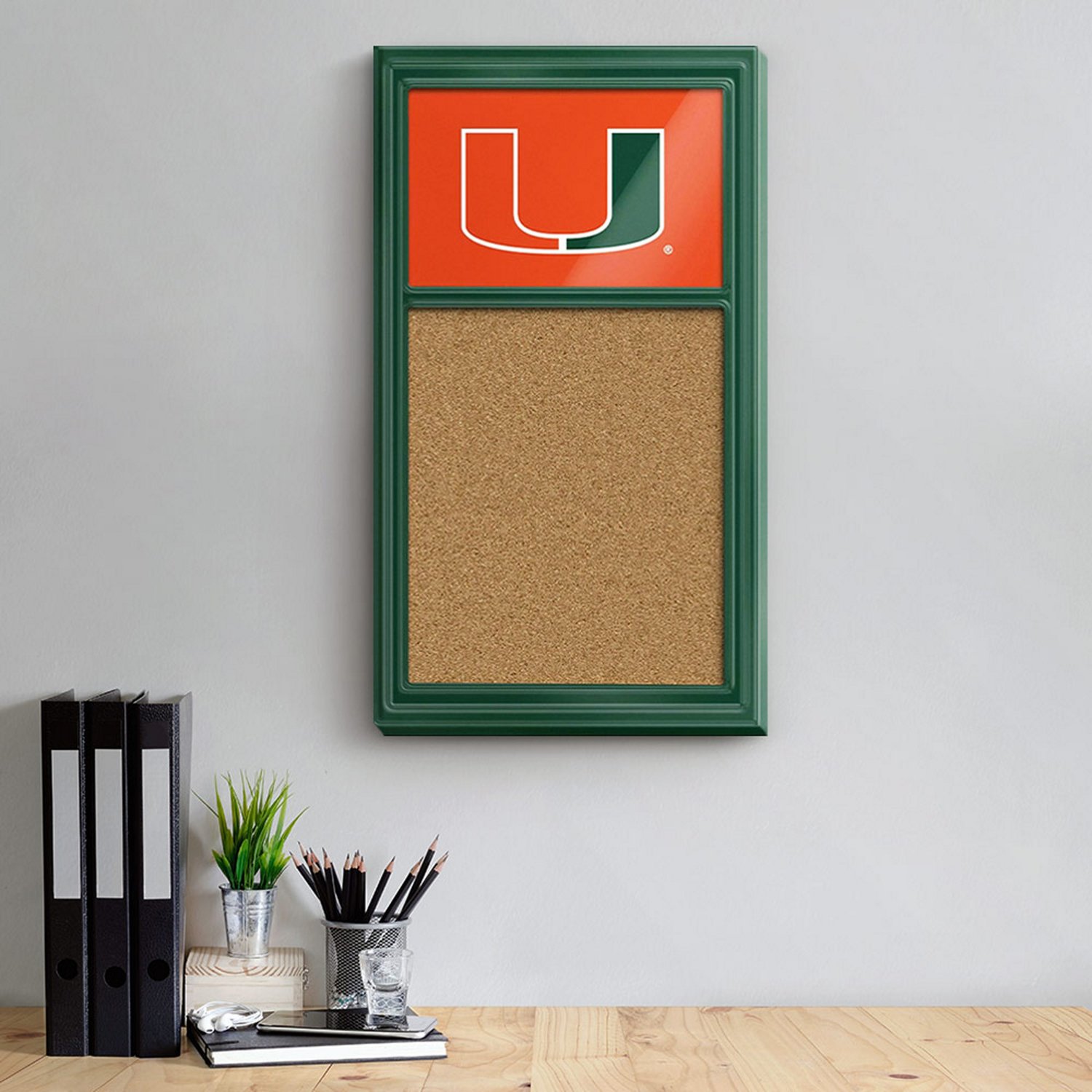 The Fan-Brand University of Miami Cork Note Board                                                                                - view number 3