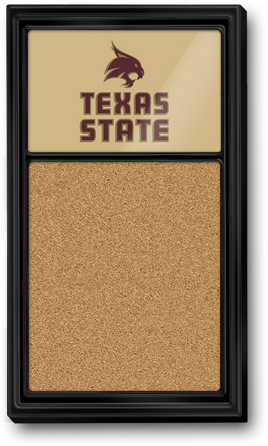 The Fan-Brand Texas State University Cork Note Board - view number 1