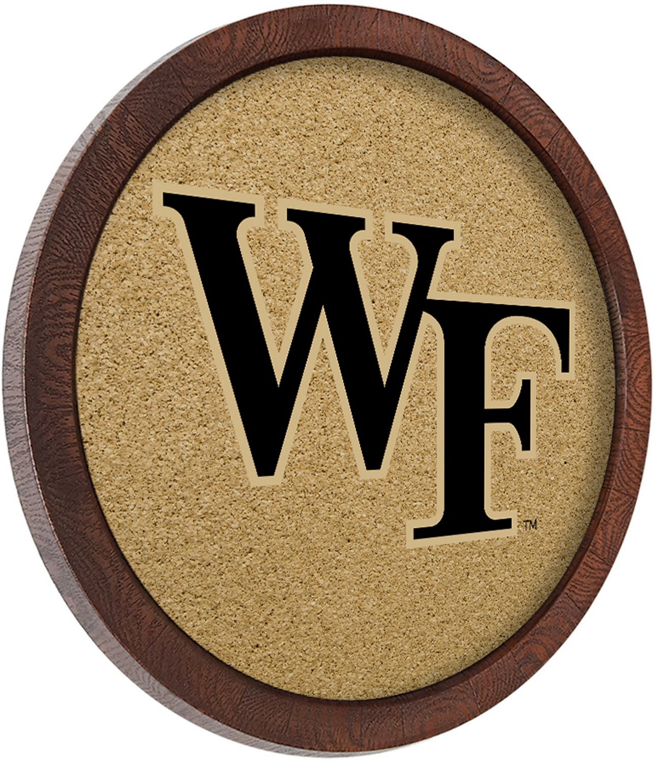 The Fan-Brand Wake Forest University Anchor “Faux” Barrel Framed Cork Board - view number 2