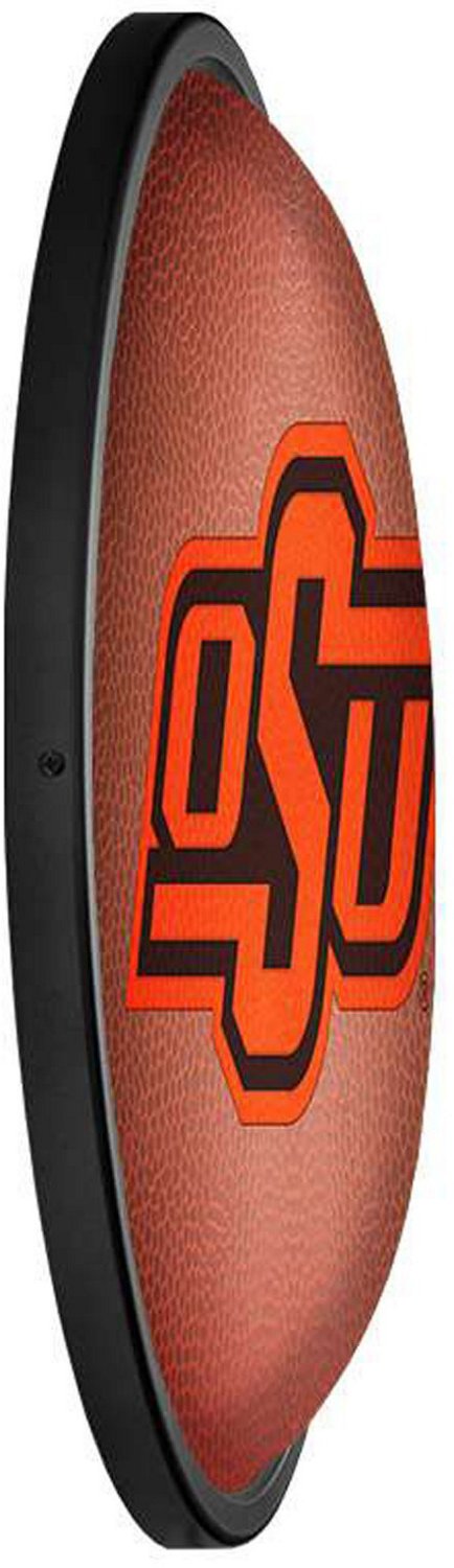 The Fan-Brand Oklahoma State University Pigskin Oval Slimline Lighted Wall Sign - view number 3