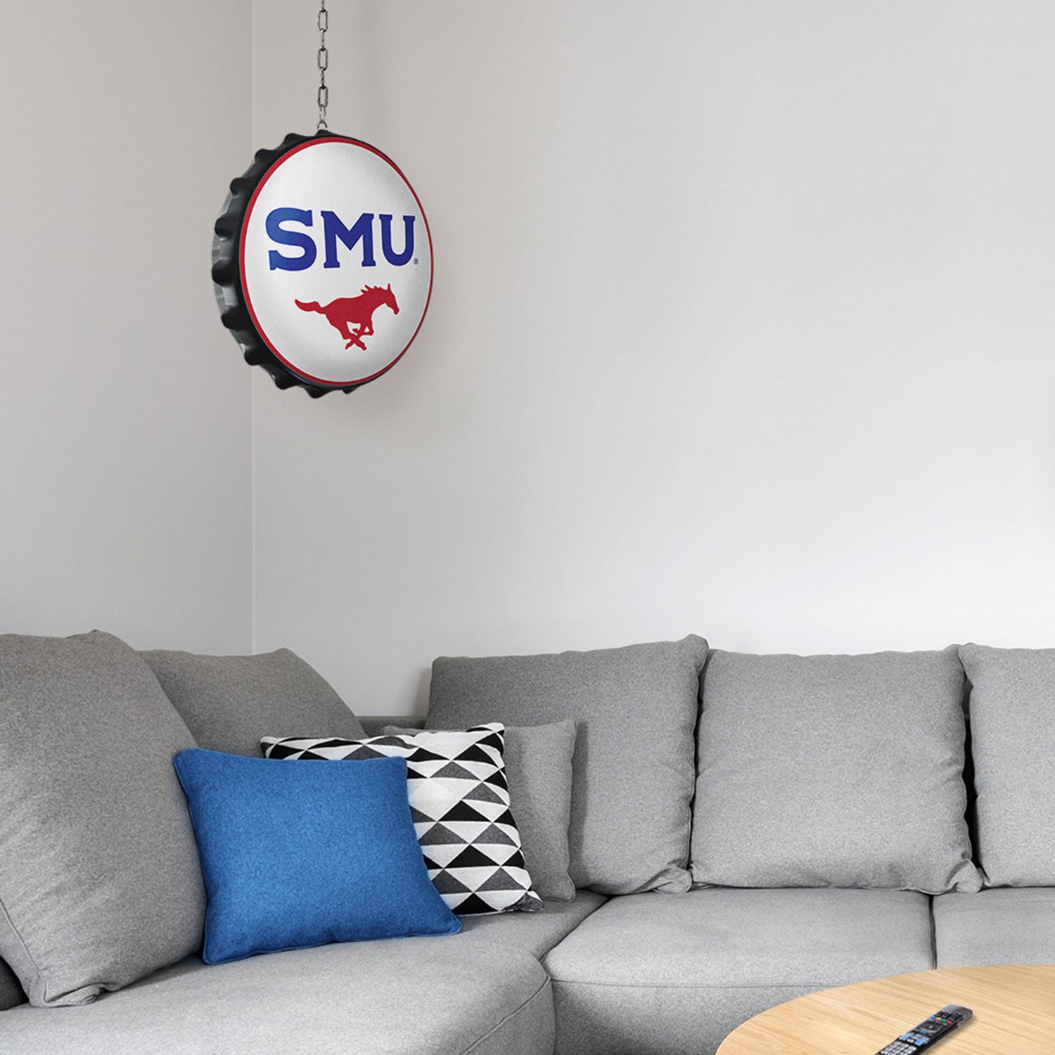 The Fan-Brand Southern Methodist University Bottle Cap Dangler - view number 4