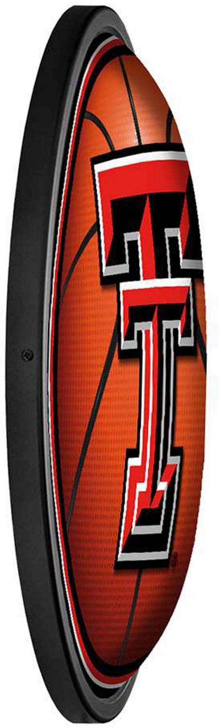 The Fan-Brand Texas Tech University Basketball Slimline Lighted Wall Sign - view number 3
