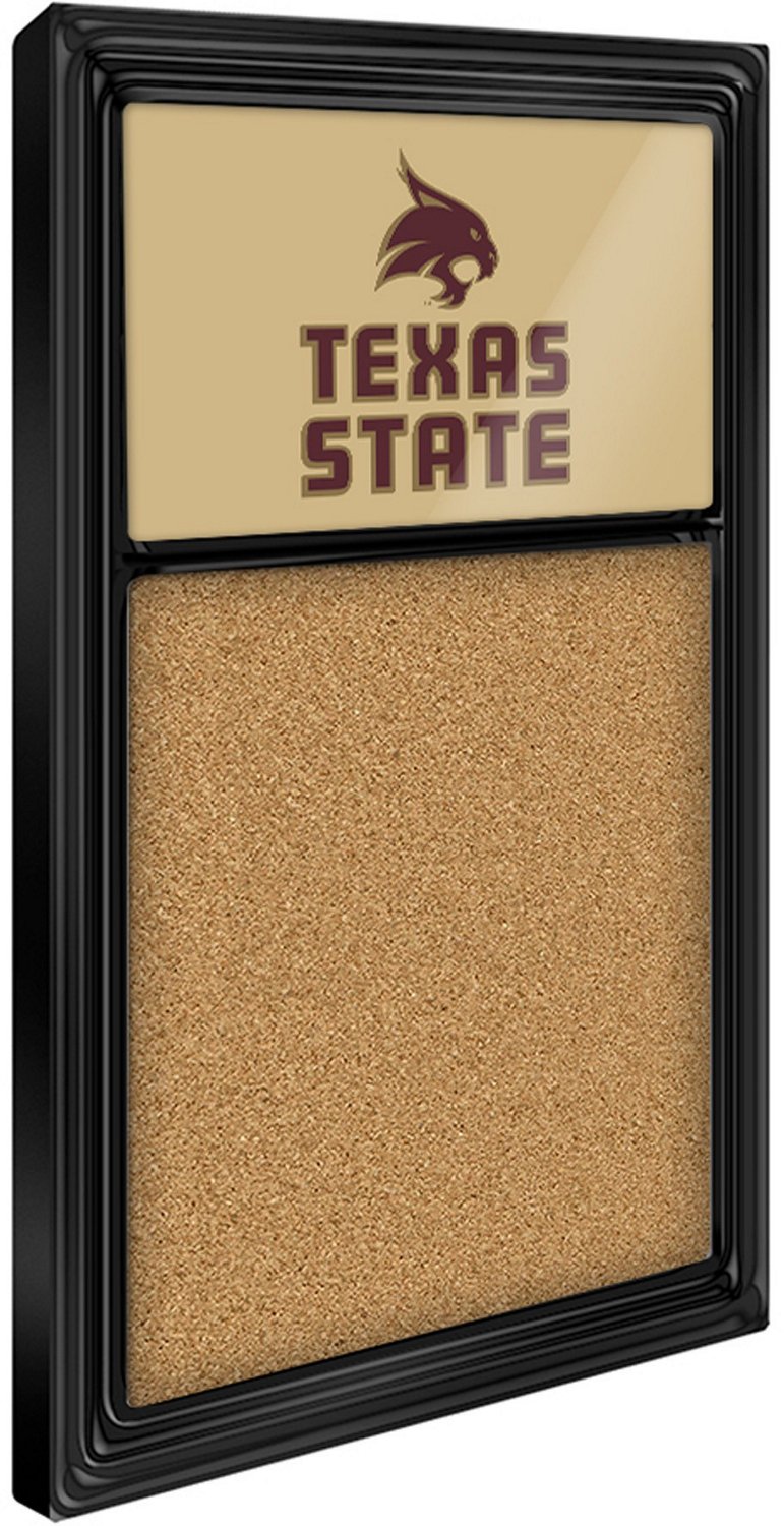 The Fan-Brand Texas State University Cork Note Board - view number 2