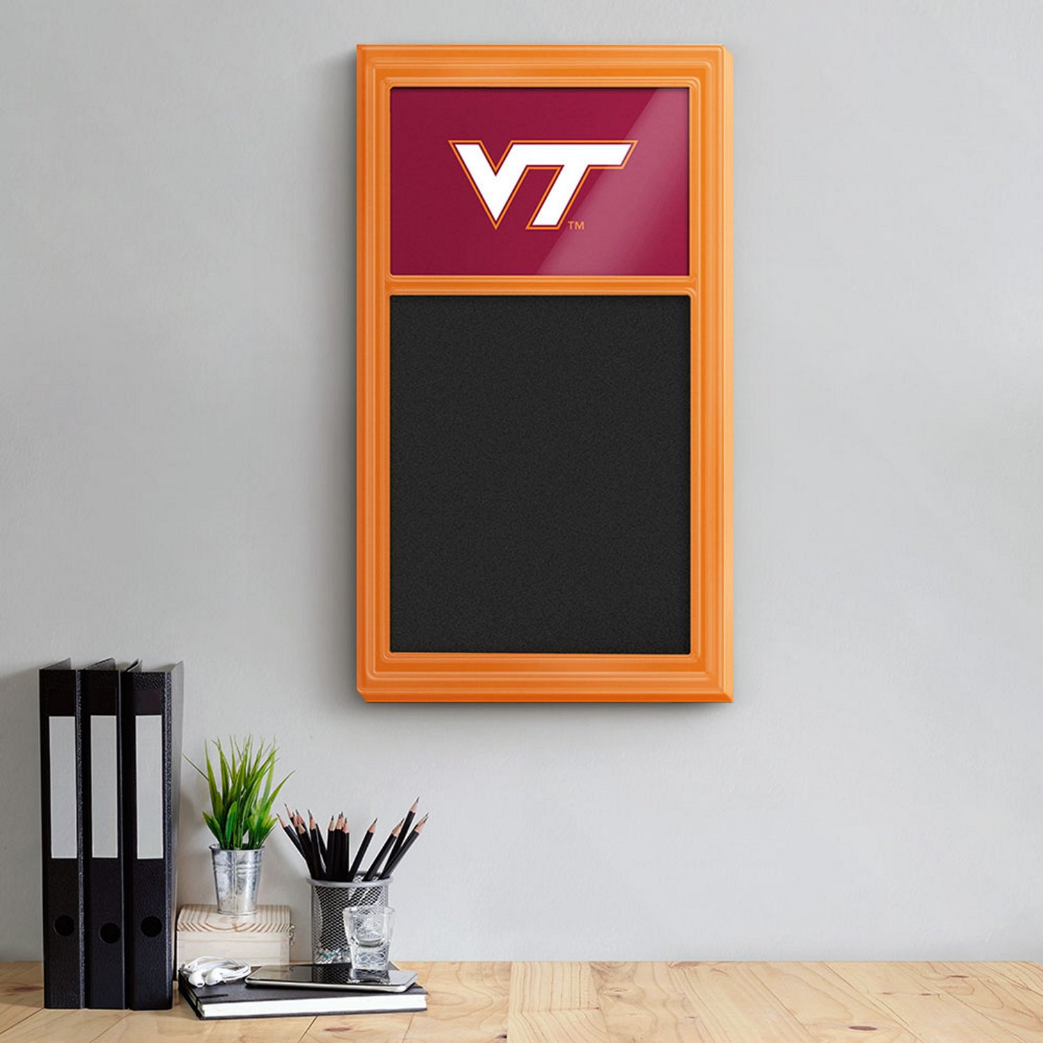 The Fan-Brand Virginia Tech University Chalk Note Board - view number 3