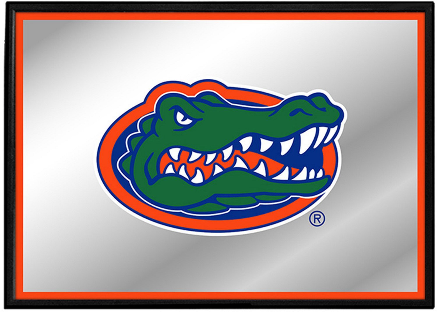 The Fan-Brand University of Florida Logo Framed Mirrored Wall Sign ...