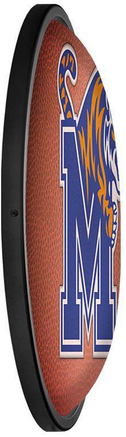 The Fan-Brand University of Memphis Pigskin Oval Slimline Lighted Sign - view number 3