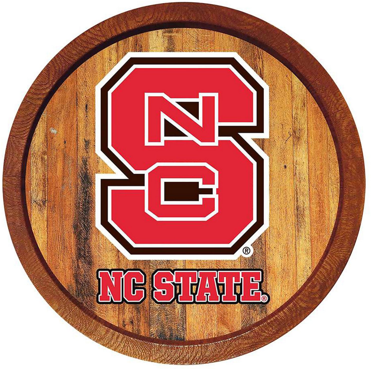 The Fan-Brand North Carolina State University Faux Barrel Top Sign ...