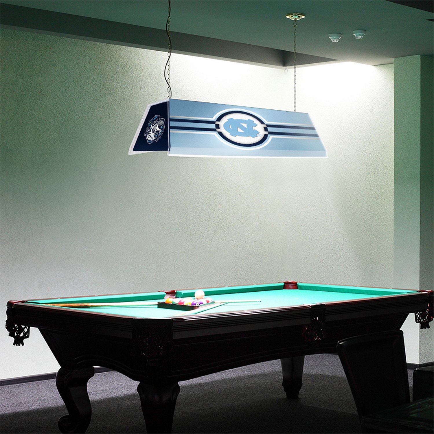 The Fan-Brand University of North Carolina Edge Glow Pool Table Light - view number 4