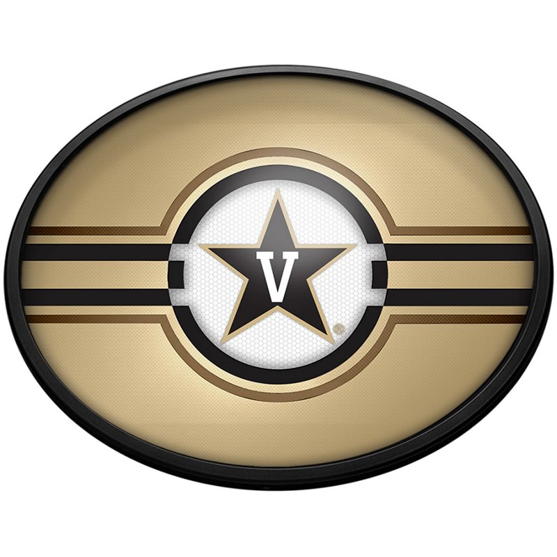 The FanBrand Vanderbilt University Oval Slimline Lighted Wall Sign