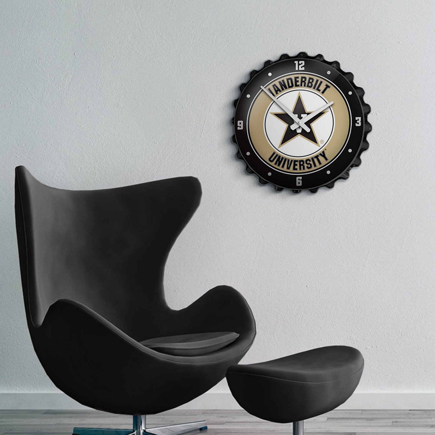 The Fan-Brand Vanderbilt University Bottle Cap Clock - view number 3